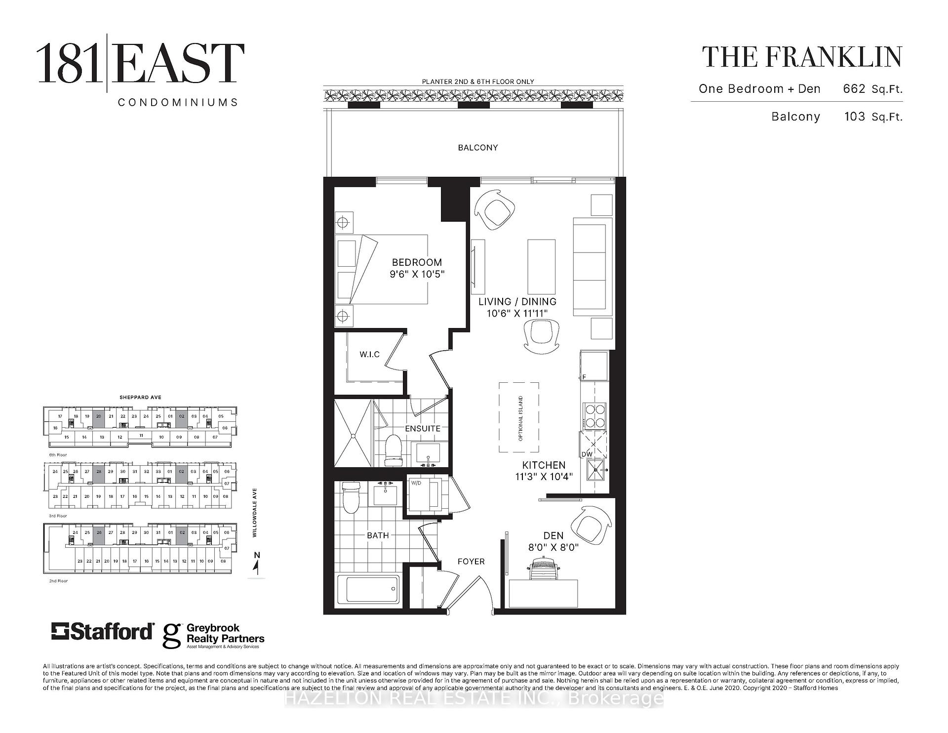 Photo 2 of Unit 620, 181 Sheppard Avenue E, North York, Willowdale East — HOMEH