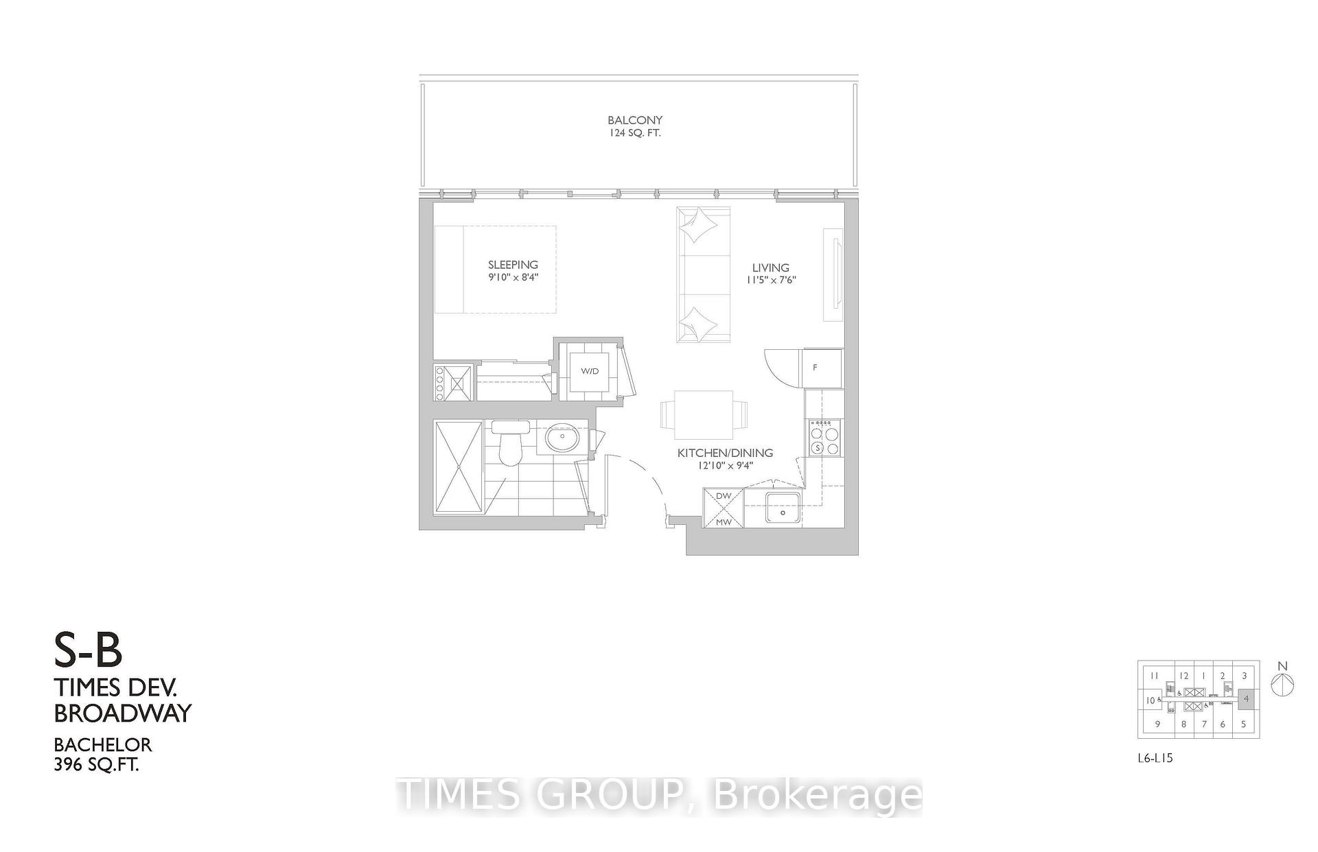 Photo 11 of Unit 1104, 65 Broadway Avenue, Toronto, Mount Pleasant West — HOMEH