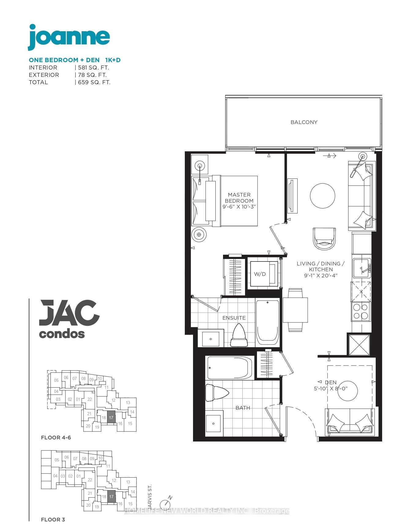 Photo 9 of Unit 617, 308 Jarvis Street, Toronto, Church-Yonge Corridor — HOMEH