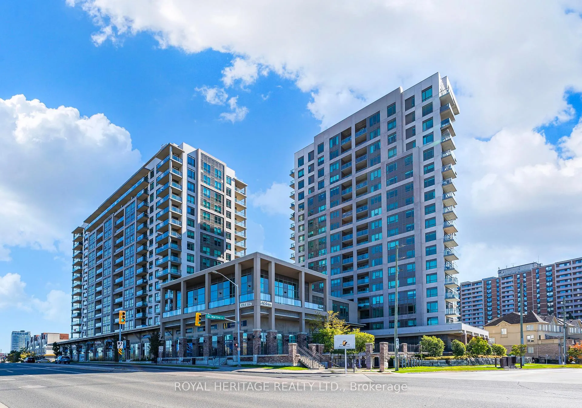 Front of Unit 1204, 1235 Bayly Street