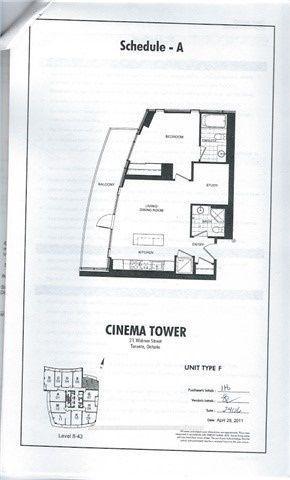 Photo 20 of Unit 2406, 21 Widmer Street, Toronto, Waterfront Communities — HOMEH