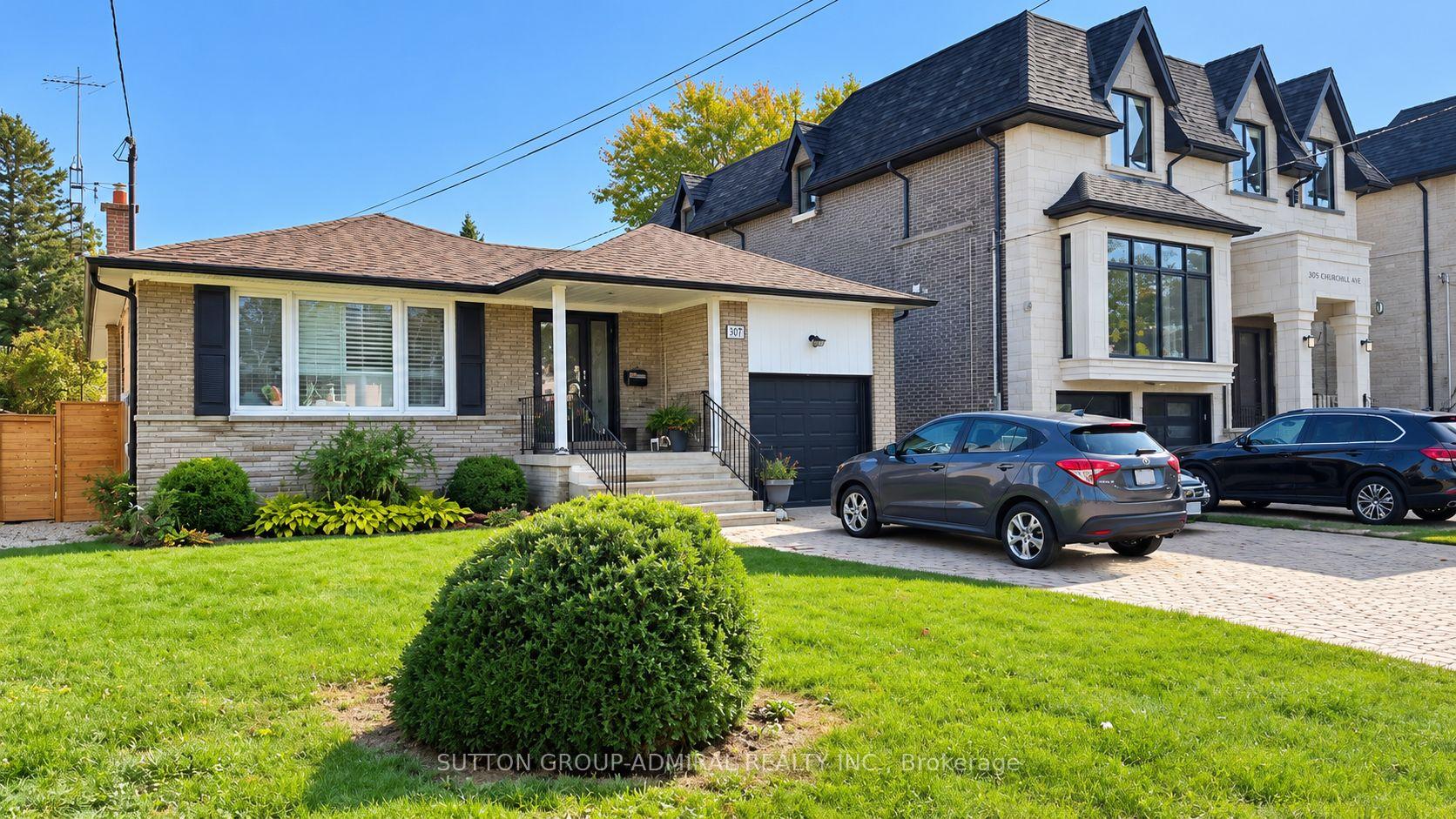 Front of Unit Bsmnt, 307 Churchill Avenue