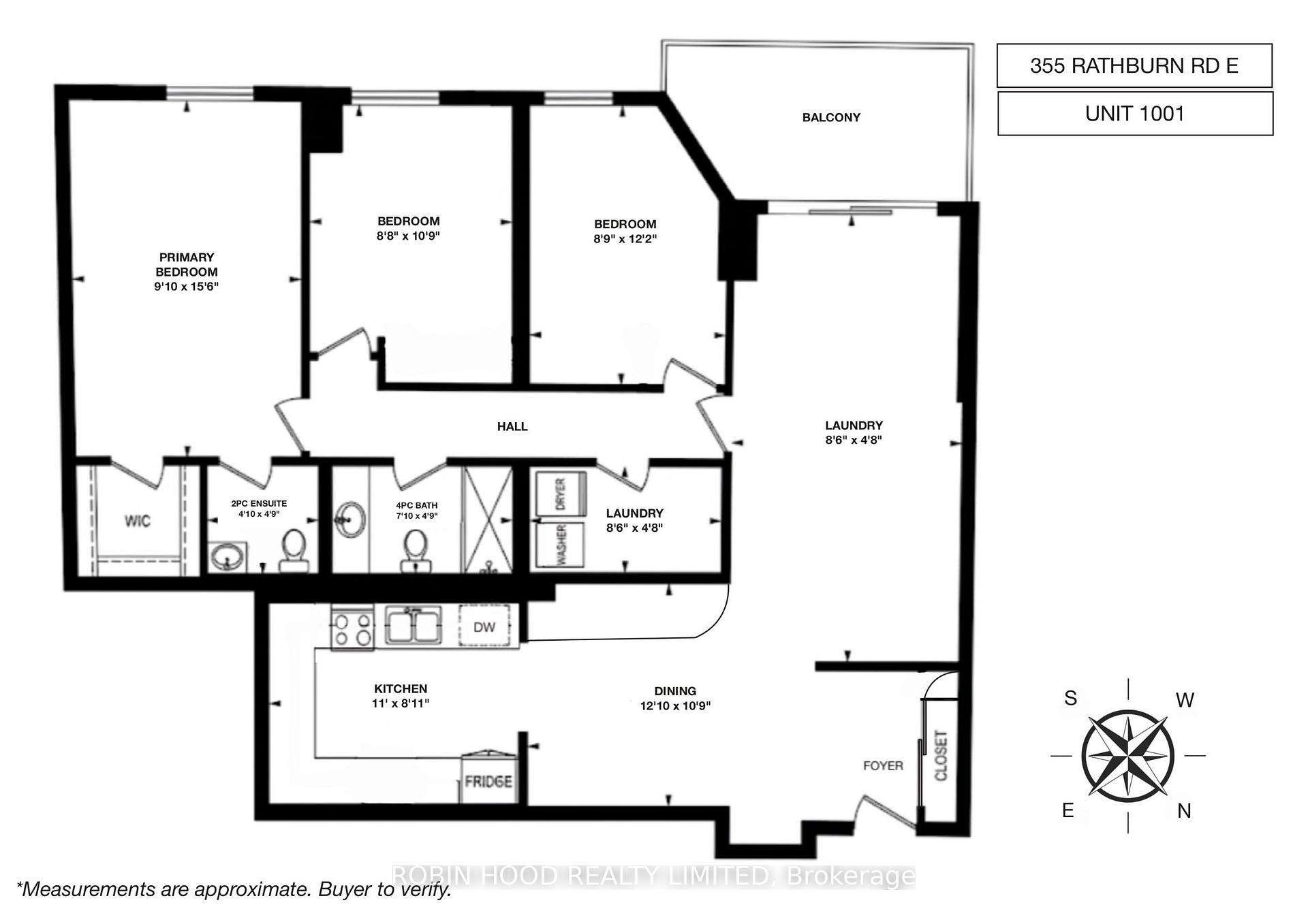 Photo 29 of Unit 1001, 355 Rathburn Road E, Mississauga, Airport Corporate — HOMEH