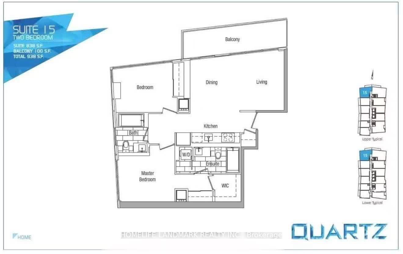 Photo 2 of Unit 1115, 75 Queens Wharf Road, Toronto, Waterfront Communities — HOMEH
