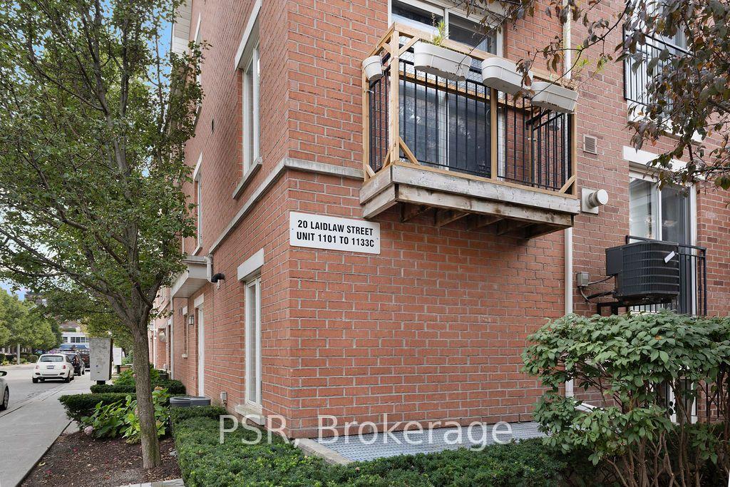 Front of Unit 1104, 20 Laidlaw Street