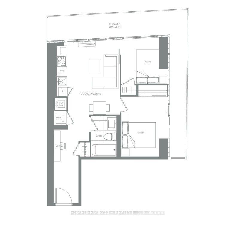 Photo 20 of Unit 3709, 3900 Confederation Parkway, Mississauga, City Centre — HOMEH