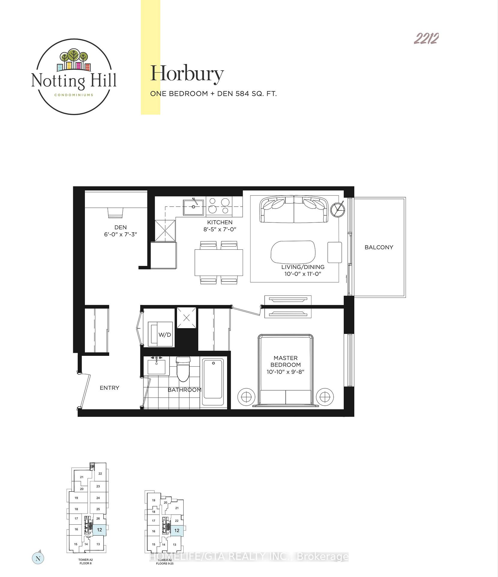 Photo 4 of Unit 2212, 4010 Eglinton Avenue W, Etobicoke, Humber Heights — HOMEH