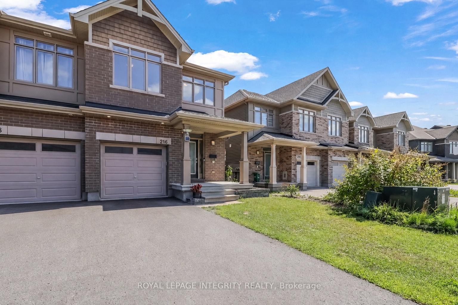 Photo 2 of 216 Gossamer Street, Ottawa, Mer Bleue/Bradley Estates/Anderson Park — HOMEH