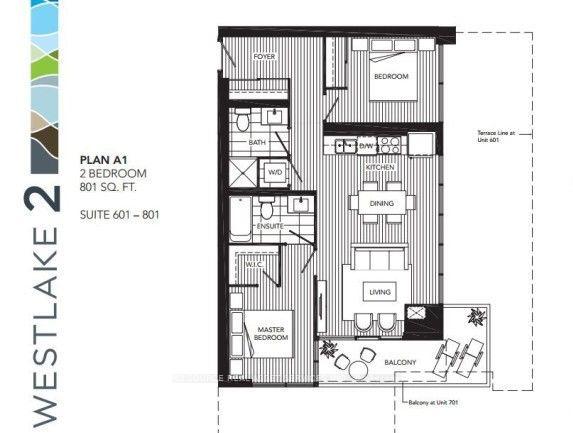 Photo of Unit 801, 2200 Lakeshore Boulevard W