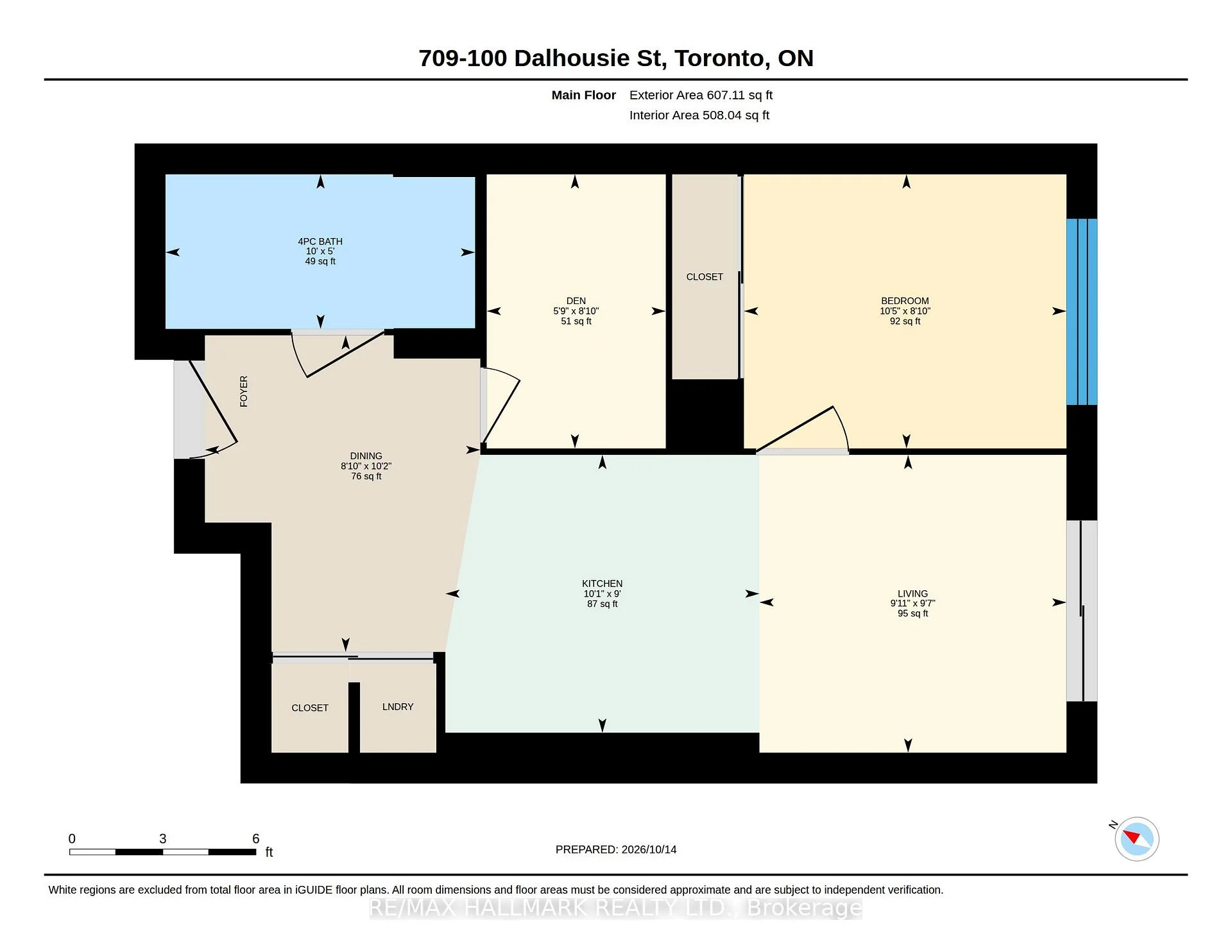 Photo 18 of Unit 709, 100 Dalhousie Street, Toronto, Church-Yonge Corridor — HOMEH