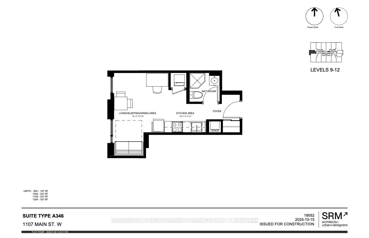 Photo 2 of Unit 1004, 1107 Main Street W, Hamilton, Ainslie Wood — HOMEH