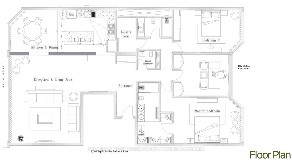 Photo 14 of Unit 1110, 65 Harbour Square, Toronto, Waterfront Communities — HOMEH
