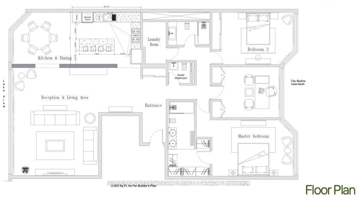 Photo 12 of Unit 1110, 65 Harbour Square, Toronto, Waterfront Communities — HOMEH