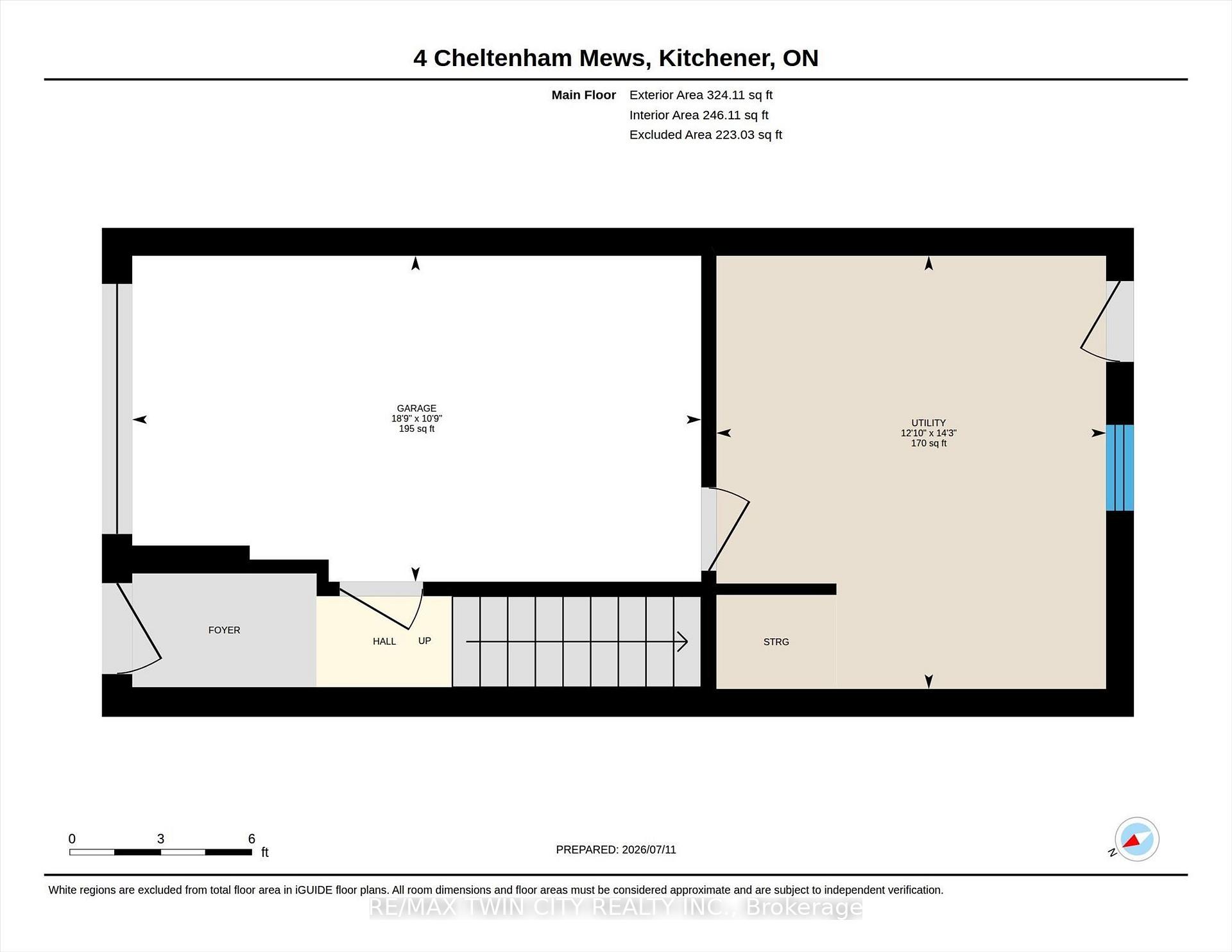 Photo 35 of 4 Cheltenham Mews, Kitchener, Mount Hope Huron Park — HOMEH