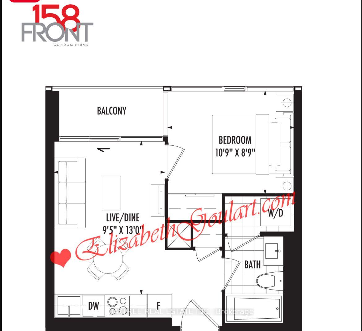 Photo of Unit 1212, 158 Front Street N