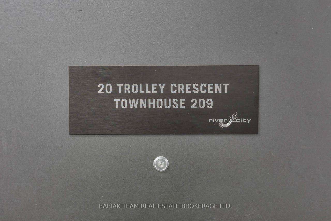 Photo 37 of Unit TH 209, 20 Trolley Crescent, Toronto, Moss Park — HOMEH