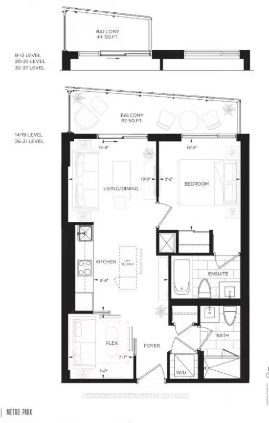 Front of Unit 2703, 15 Salomon Drive