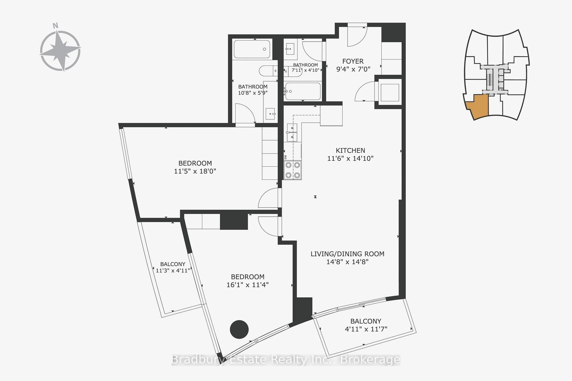 Photo 35 of Unit 1009, 20 George Street, Hamilton, Central — HOMEH