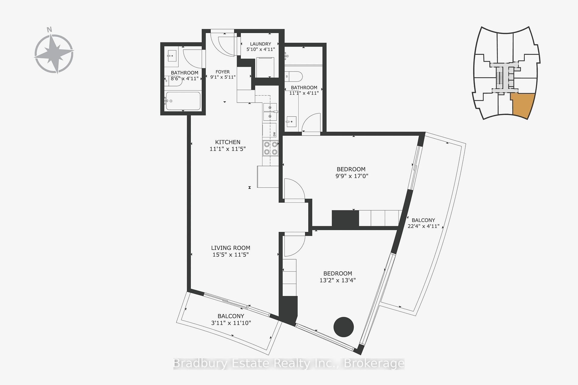 Photo 30 of Unit 1207, 20 George Street, Hamilton, Central — HOMEH