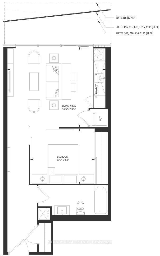 Photo 16 of Unit 1115, 60 Tannery Road, Toronto, Waterfront Communities — HOMEH