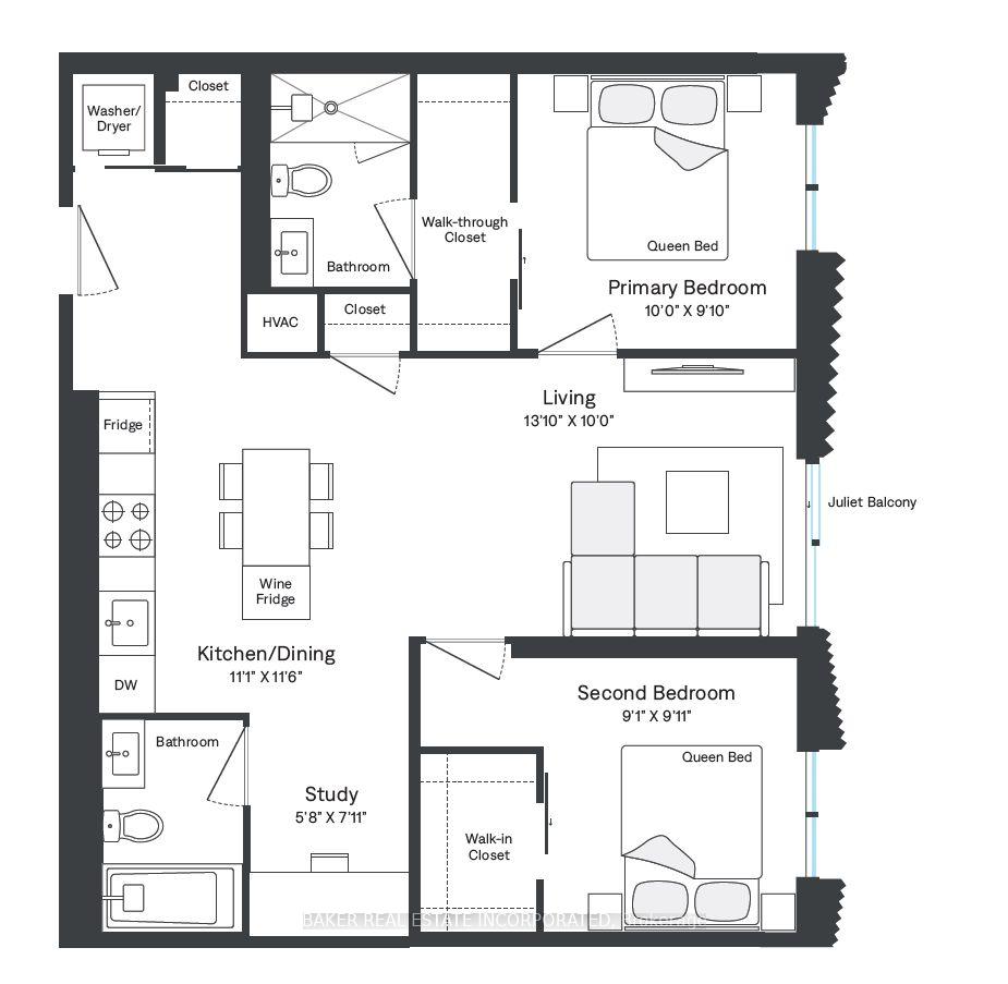 Photo 2 of Unit 817, 432 Cherry Street, Toronto, Waterfront Communities — HOMEH
