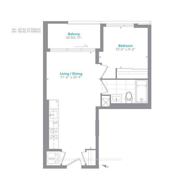 Photo 2 of Unit 1104, 20 Minowan Miikan Lane, Toronto, Little Portugal — HOMEH