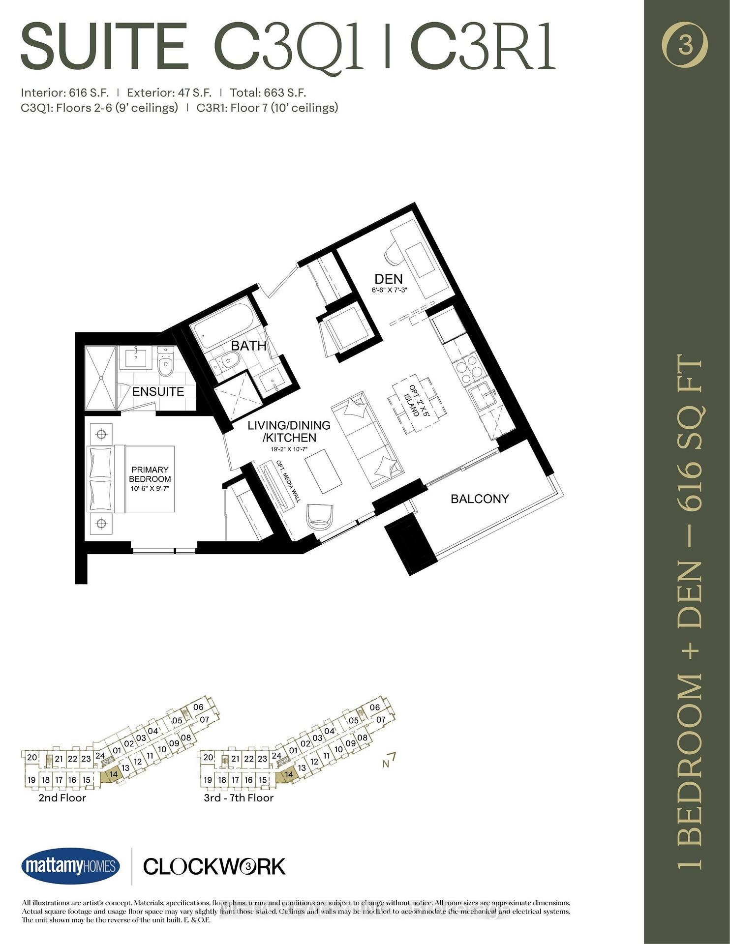 Photo 4 of Unit 714, 3008 William Cutmore Boulevard, Oakville, Joshua Meadows — HOMEH