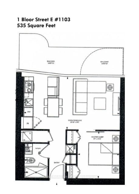 Photo 9 of Unit 1103, 1 Bloor Street E, Toronto, Church-Yonge Corridor — HOMEH