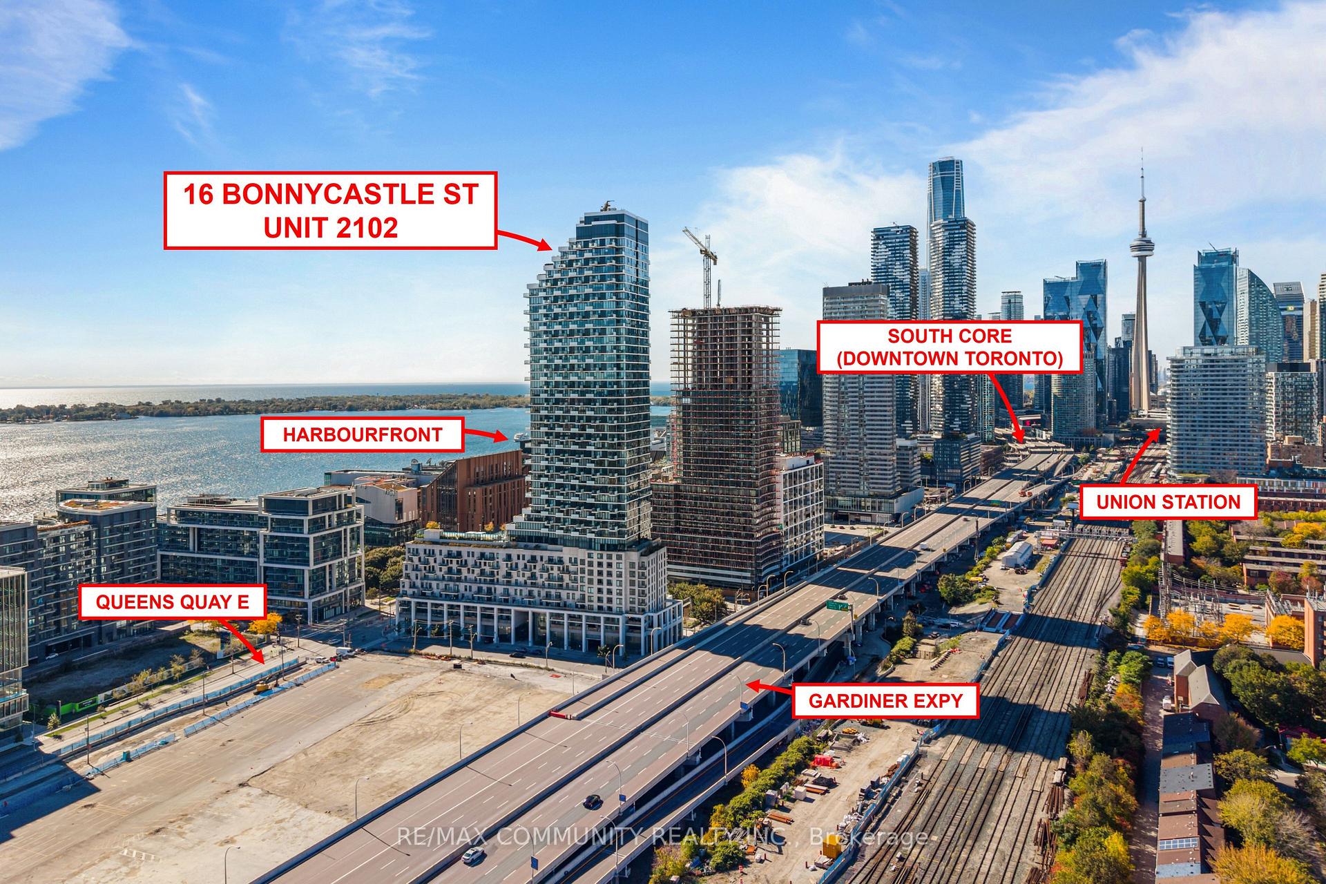 Photo 2 of Unit 2102, 16 Bonnycastle Street, Toronto, Waterfront Communities — HOMEH