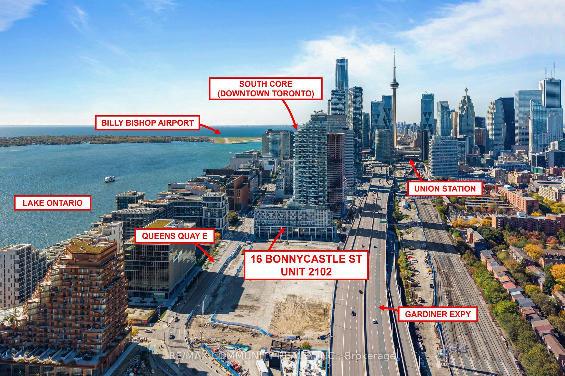 Photo 4 of Unit 2102, 16 Bonnycastle Street, Toronto, Waterfront Communities — HOMEH