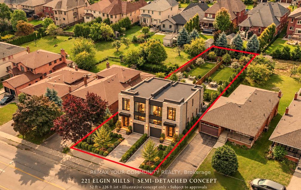 Front of 221 Elgin Mills Road W