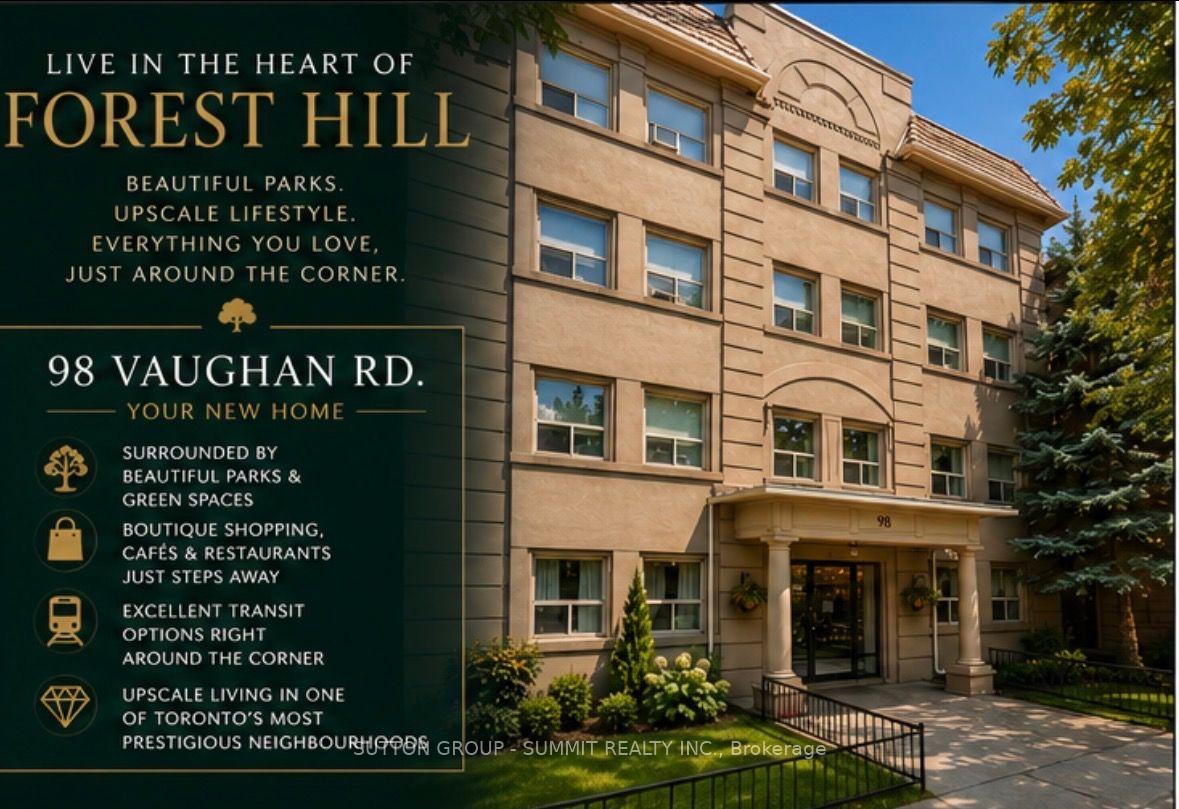 Photo 1 of Unit 203, 98 Vaughan Road, Toronto, Humewood-Cedarvale — HOMEH