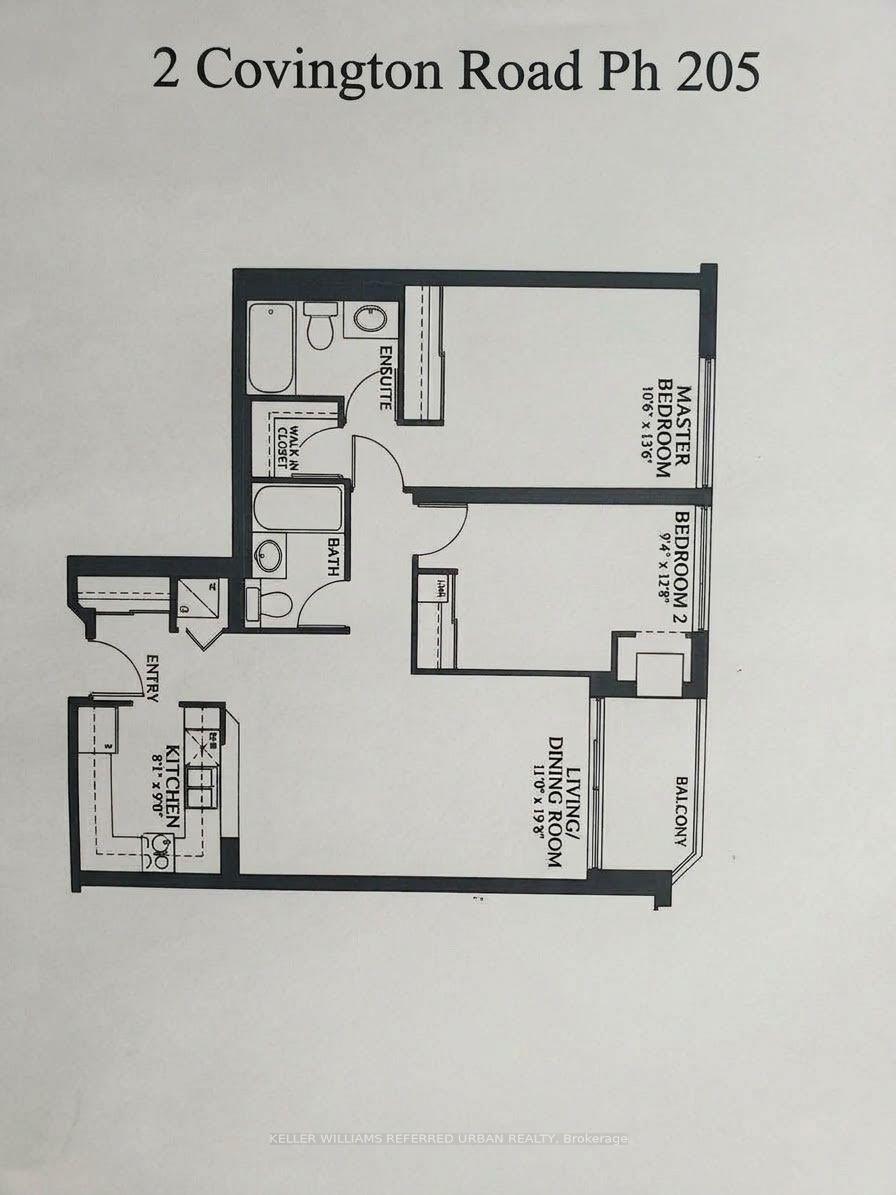 Photo 23 of Unit PH205, 2 Covington Road, Toronto, Englemount-Lawrence — HOMEH