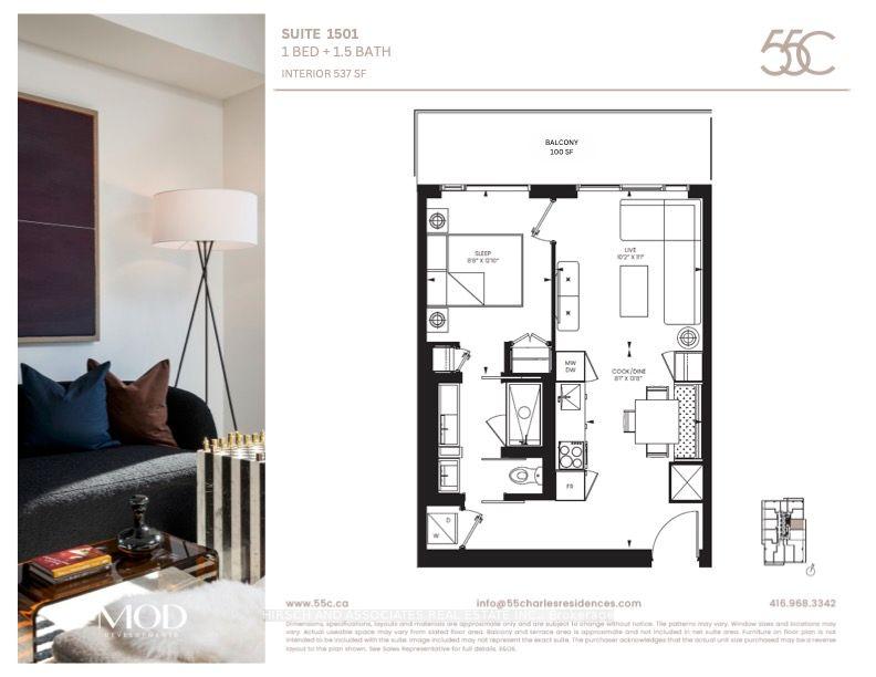 Photo 11 of Unit 1501, 55 Charles Street E, Toronto, Church-Yonge Corridor — HOMEH