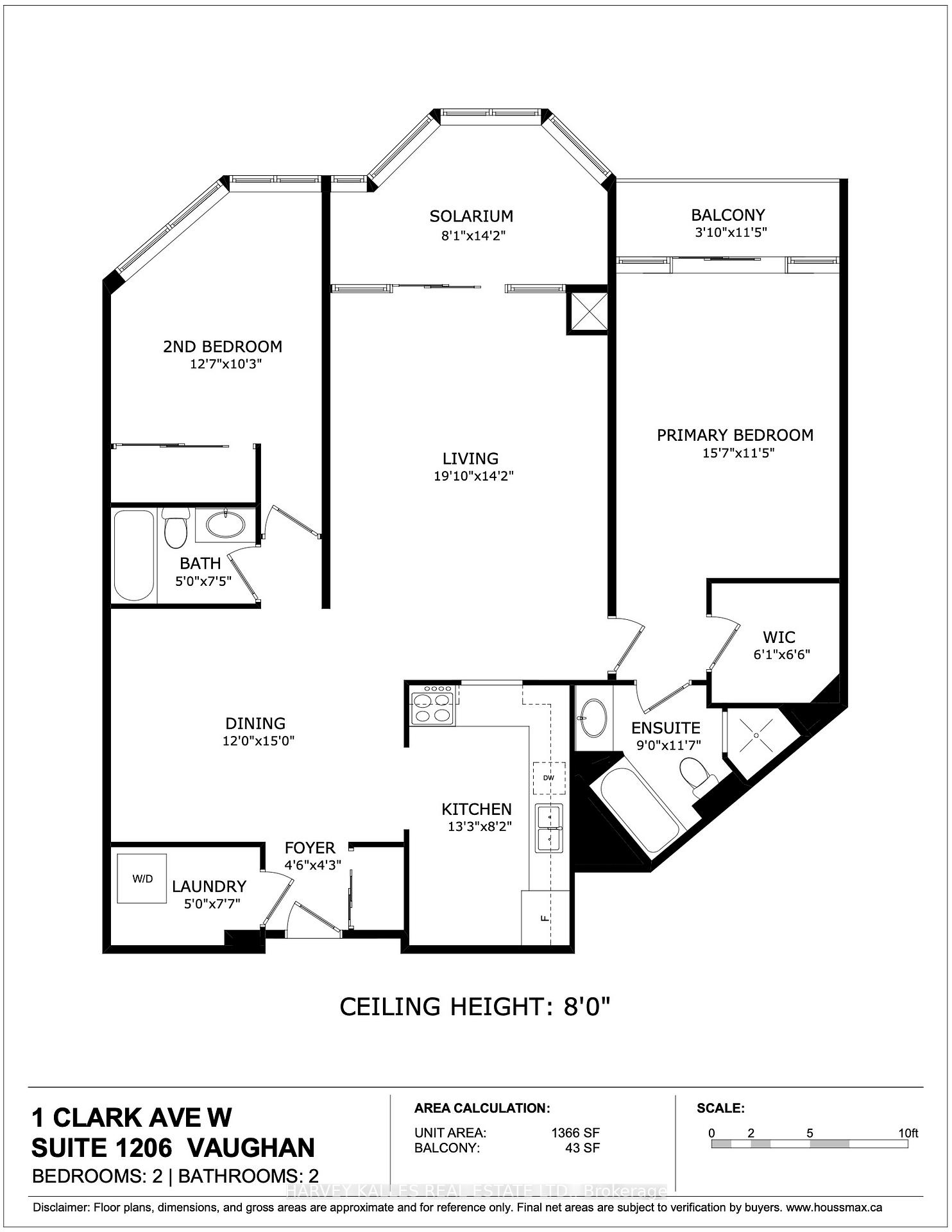 Photo 37 of Unit 1206, 1 Clark Avenue W, Vaughan, Crestwood-Springfarm-Yorkhill — HOMEH