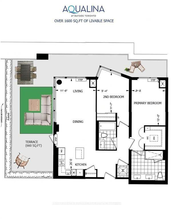 Photo 2 of Unit 1133, 15 Merchants Wharf Way, Toronto, Waterfront Communities — HOMEH