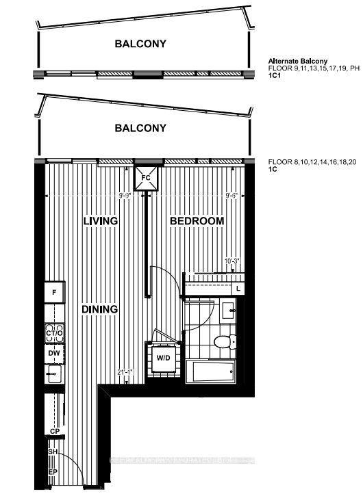Photo of Unit 711, 480 Front Street W