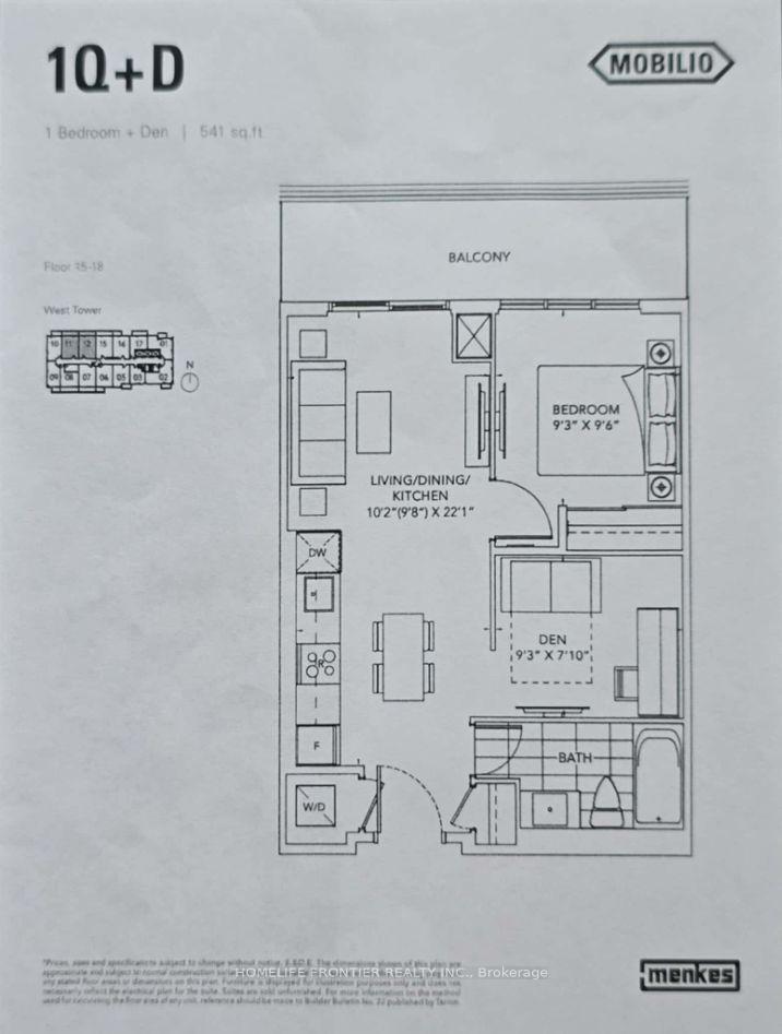 Photo 25 of Unit 1712, 38 Honeycrisp Crescent, Vaughan, Vaughan Corporate Centre — HOMEH