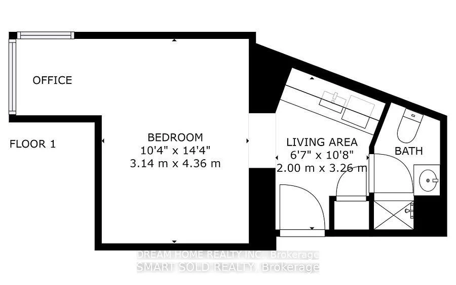 Photo 2 of Unit 918, 1 King Street W, Toronto, Bay Street Corridor — HOMEH