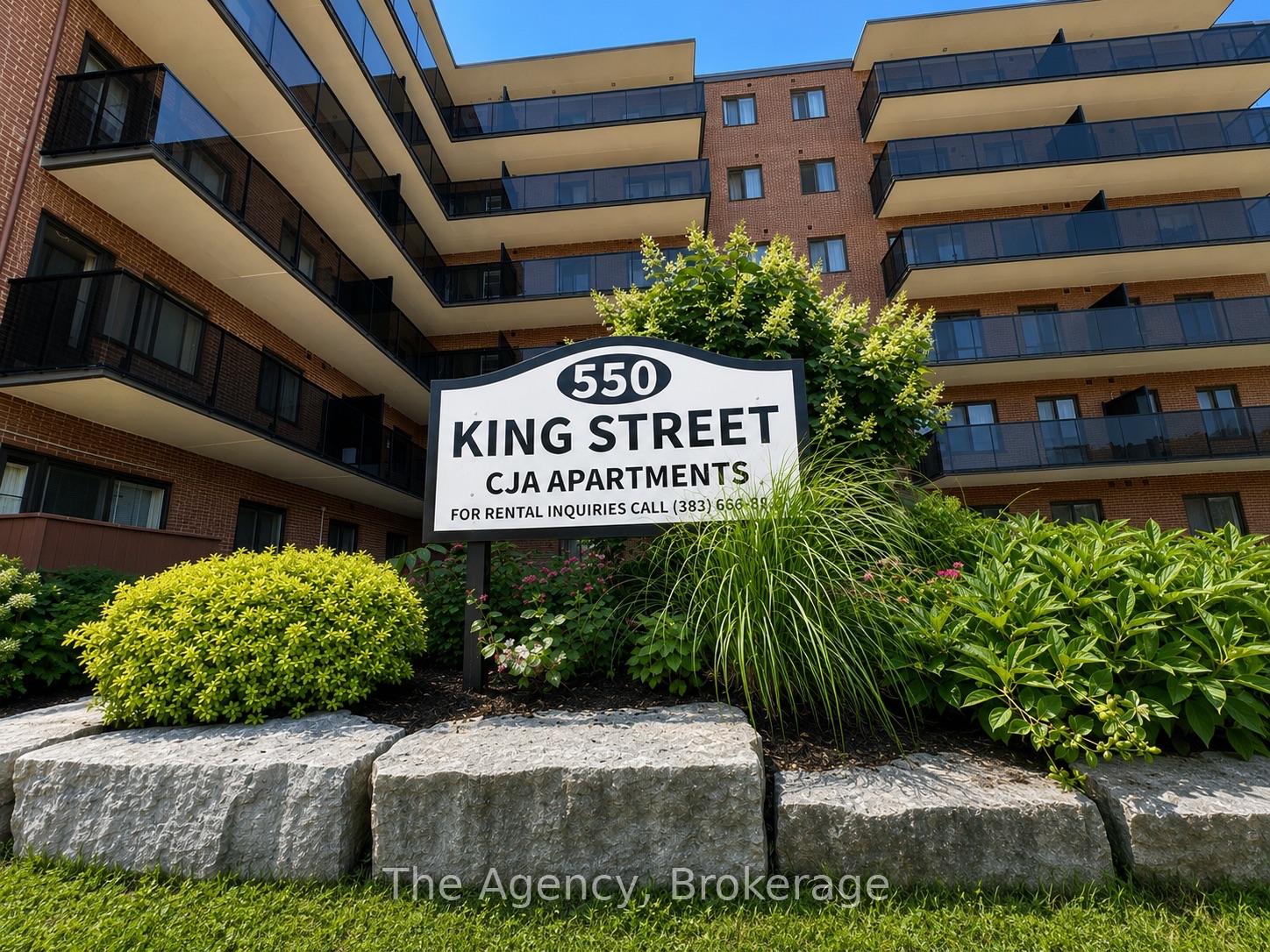 Front of Unit 104, 550 King Street