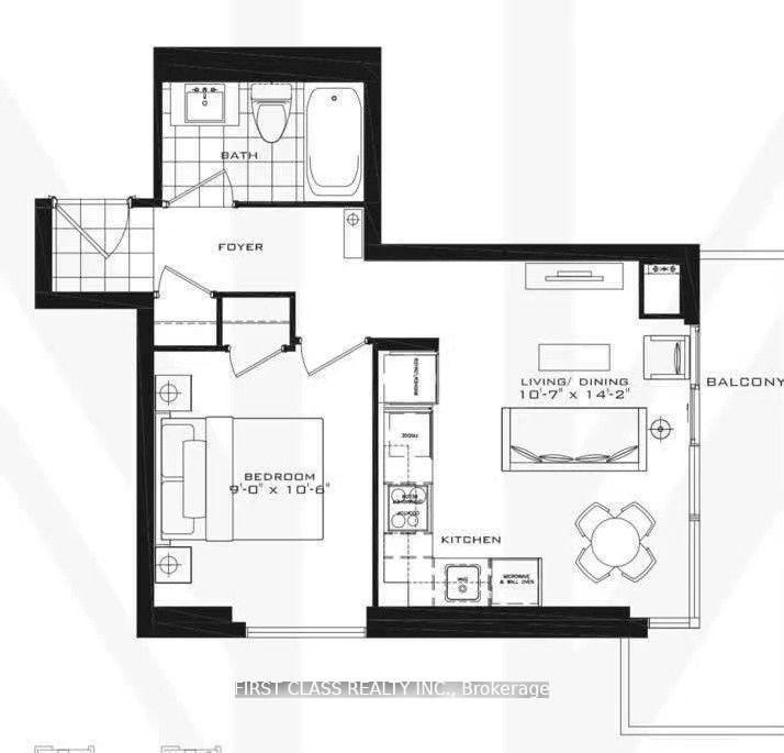Photo 9 of Unit 1605, 955 Bay Street, Toronto, Bay Street Corridor — HOMEH