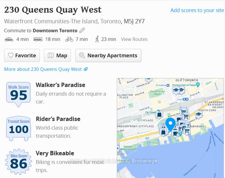 Photo 14 of Unit 222, 230 Queens Quay W, Toronto, Waterfront Communities — HOMEH