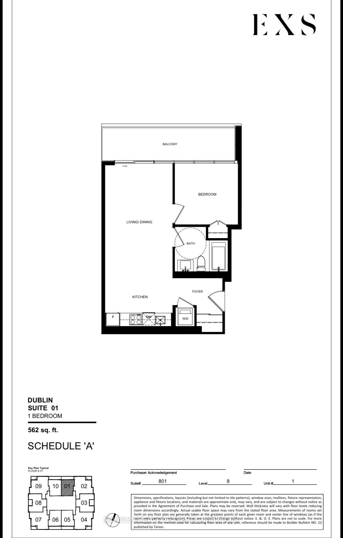 Photo 2 of Unit 801, 4023 The Exchange, Mississauga, City Centre — HOMEH