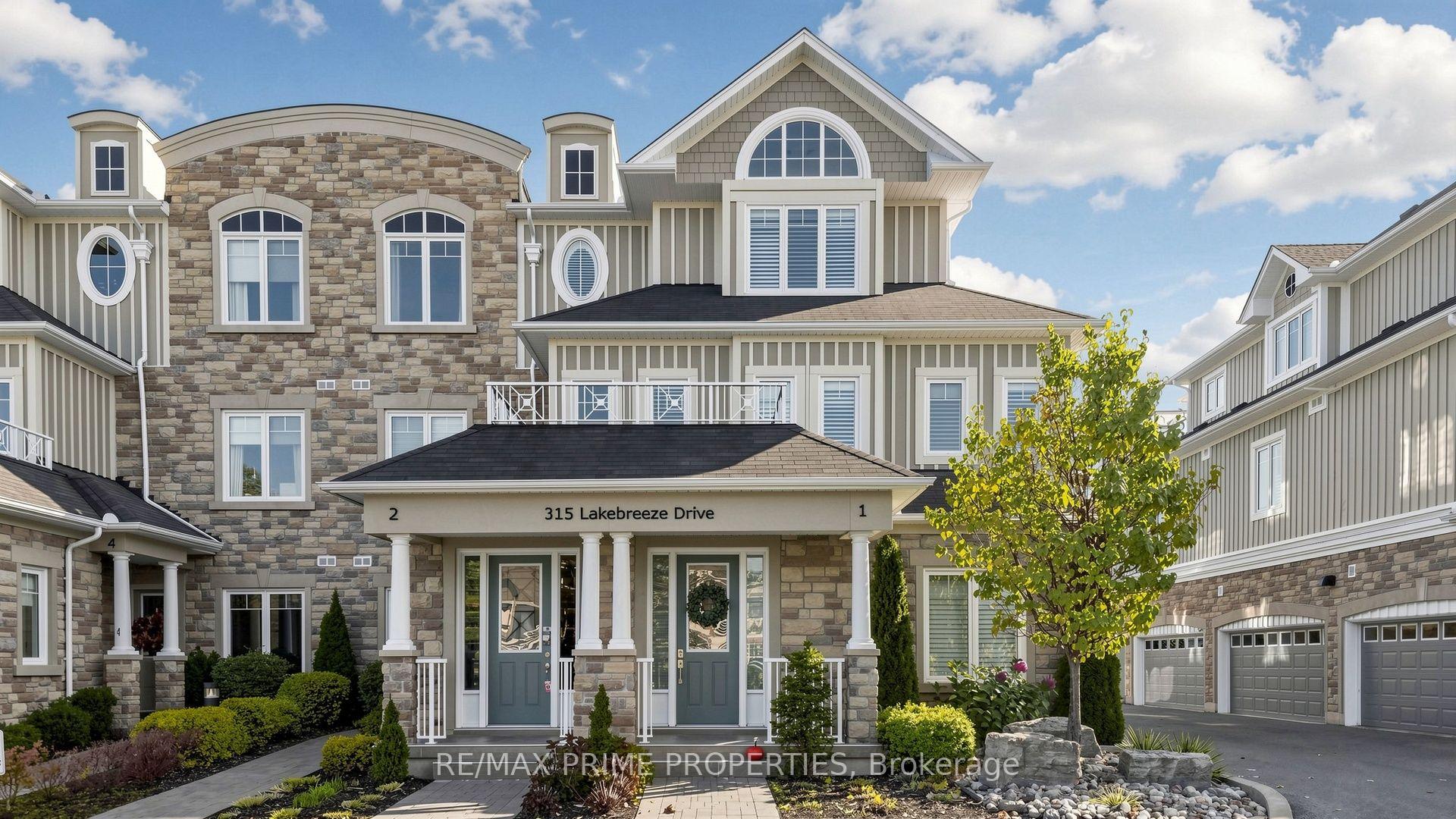 Front of Unit 1, 315 Lakebreeze Drive