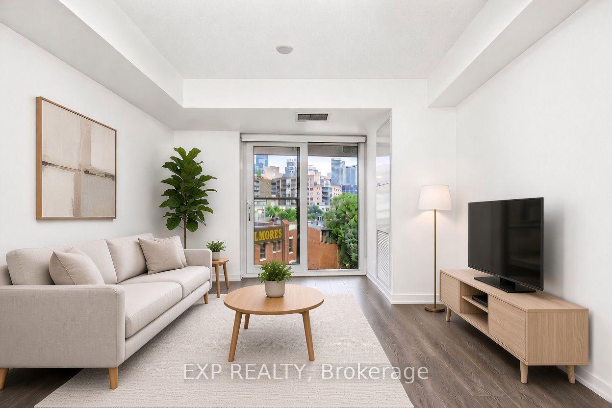 Front of Unit 610, 219 Dundas Street E