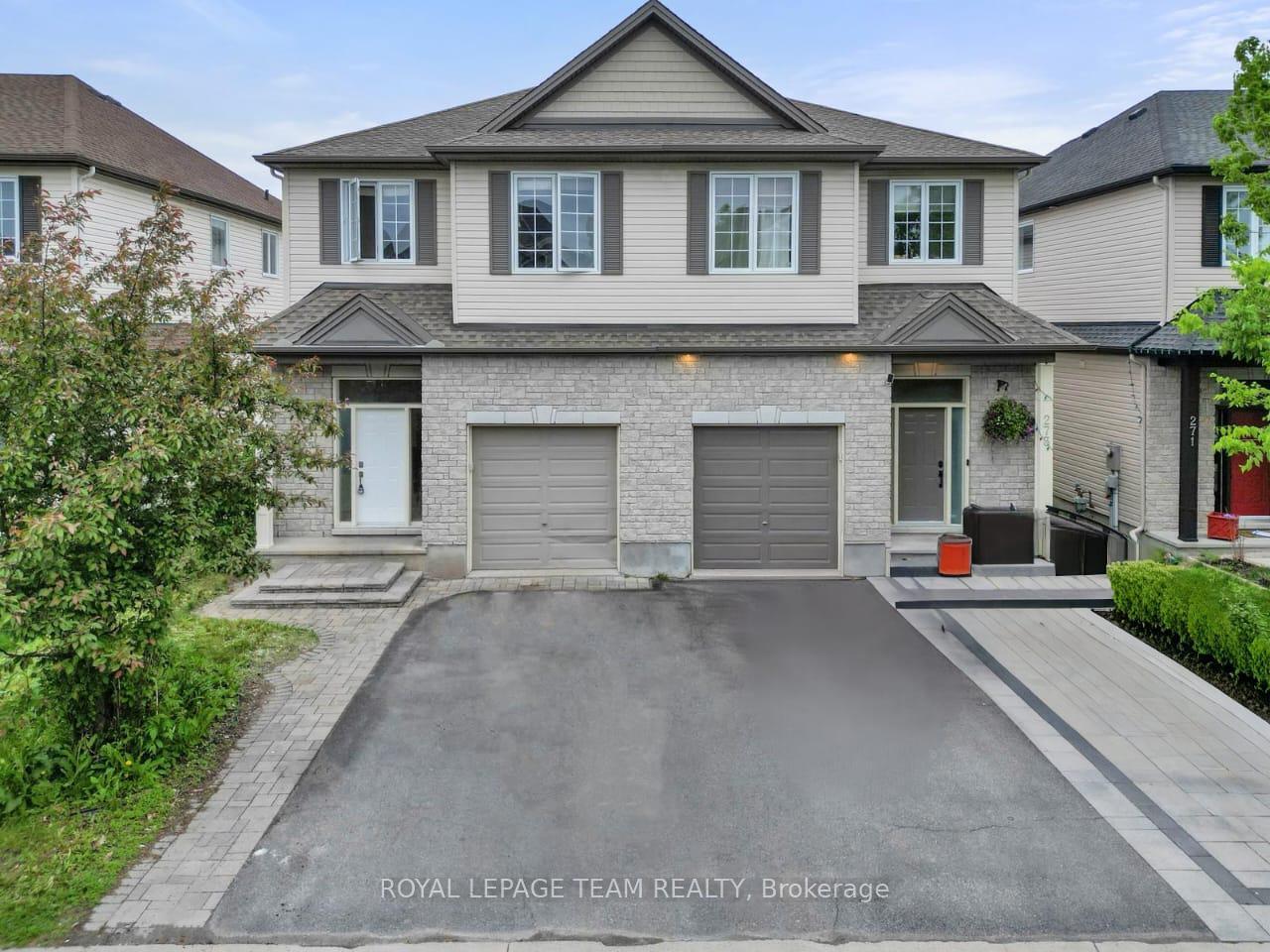 Photo 1 of 275 Broxburn Crescent, Ottawa, Barrhaven - Heritage Park — HOMEH