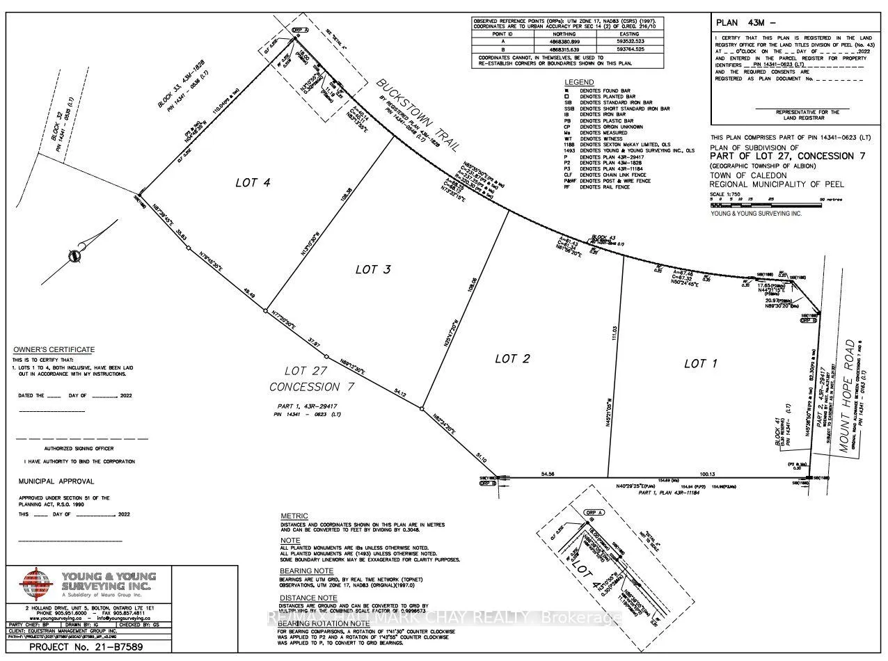 Photo 3 of Part Lot 27, Conc 7, Caledon, Palgrave — HOMEH