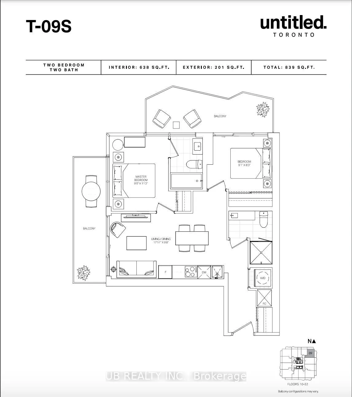Photo 2 of Unit 1209S, 110 Broadway Avenue, Toronto, Mount Pleasant West — HOMEH