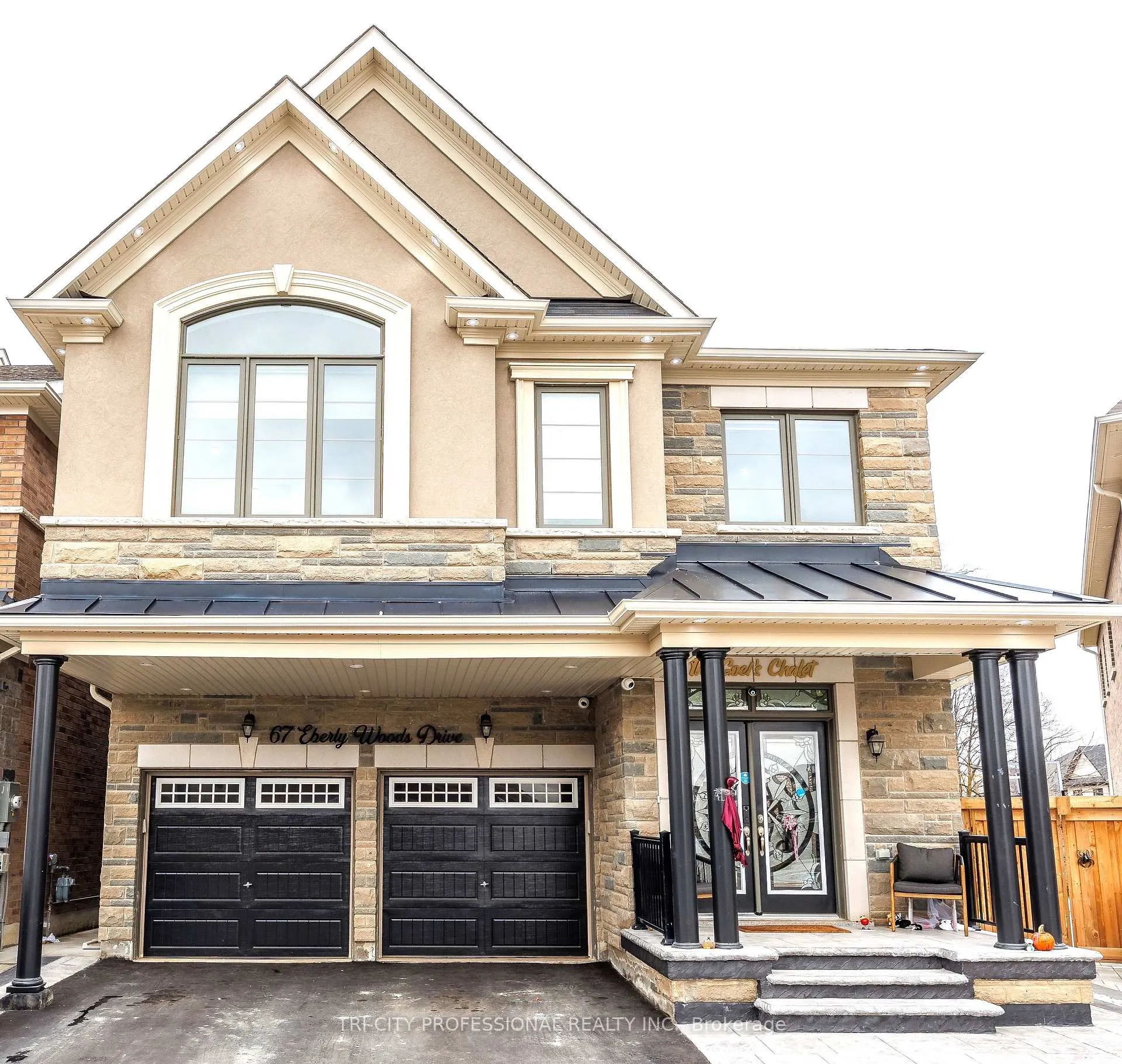 Front of 67 Eberly Woods Drive