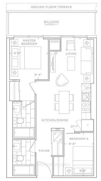 Photo 12 of Unit A705, 3210 Dakota Common, Burlington, Alton — HOMEH